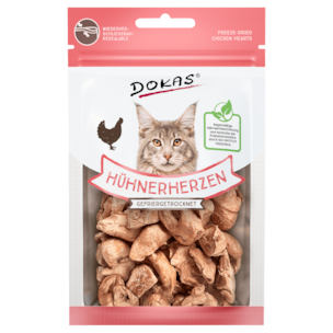 Dokas Hühnerherzen getrocknet 15g