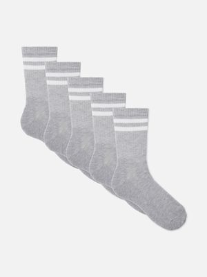 Pack de 5 pares de calcetines deportivos a rayas