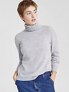 Cara Cashmere Basic Turtleneck Sweater