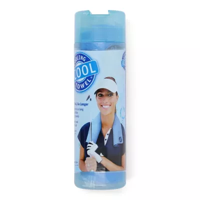 Frogg Toggs iCOOL PVA Cooling Towel, Reusable and Washable Towel, 26” x 17”, Sky Blue